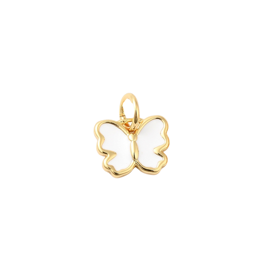 butterfly charm (white)