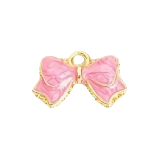 pink bow charm