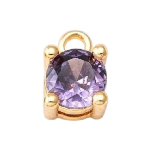 birthstone charm (February)