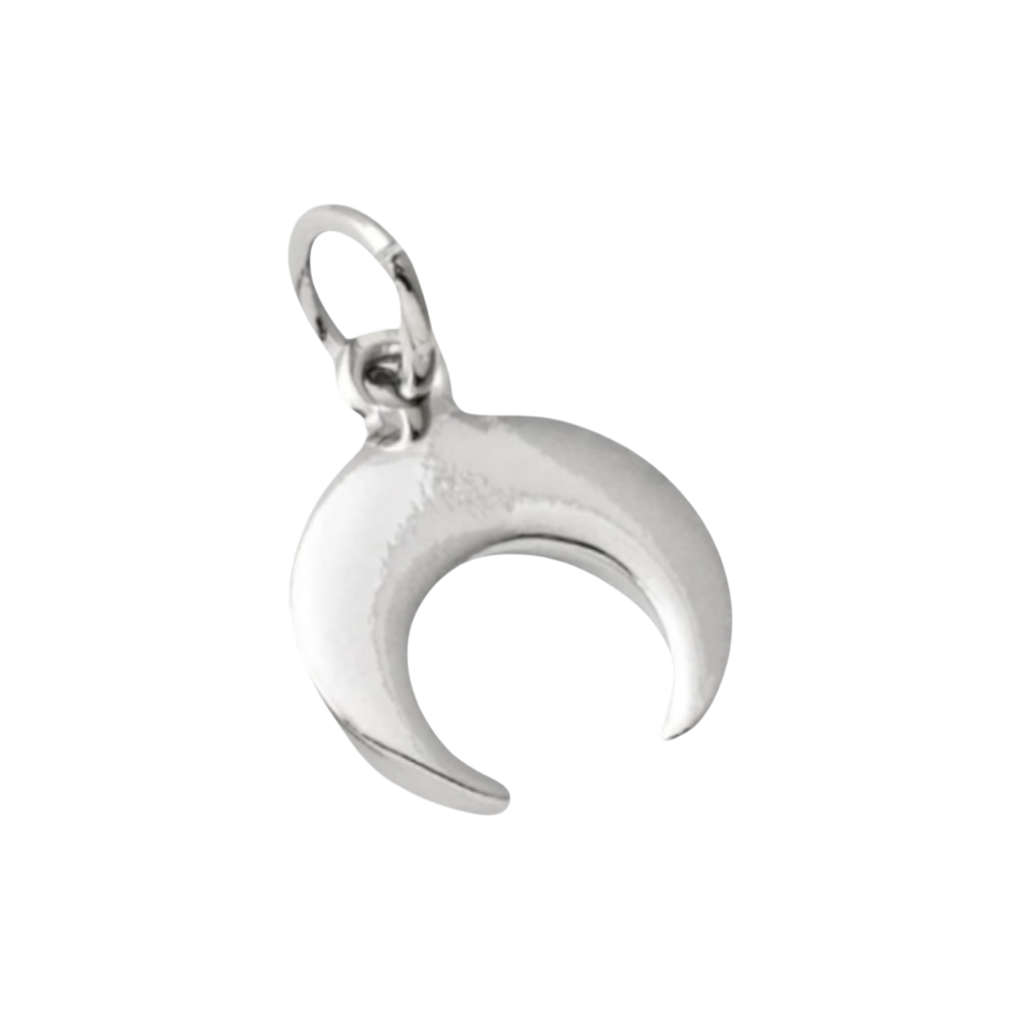silver moon charm