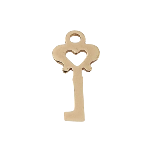 gold key charm