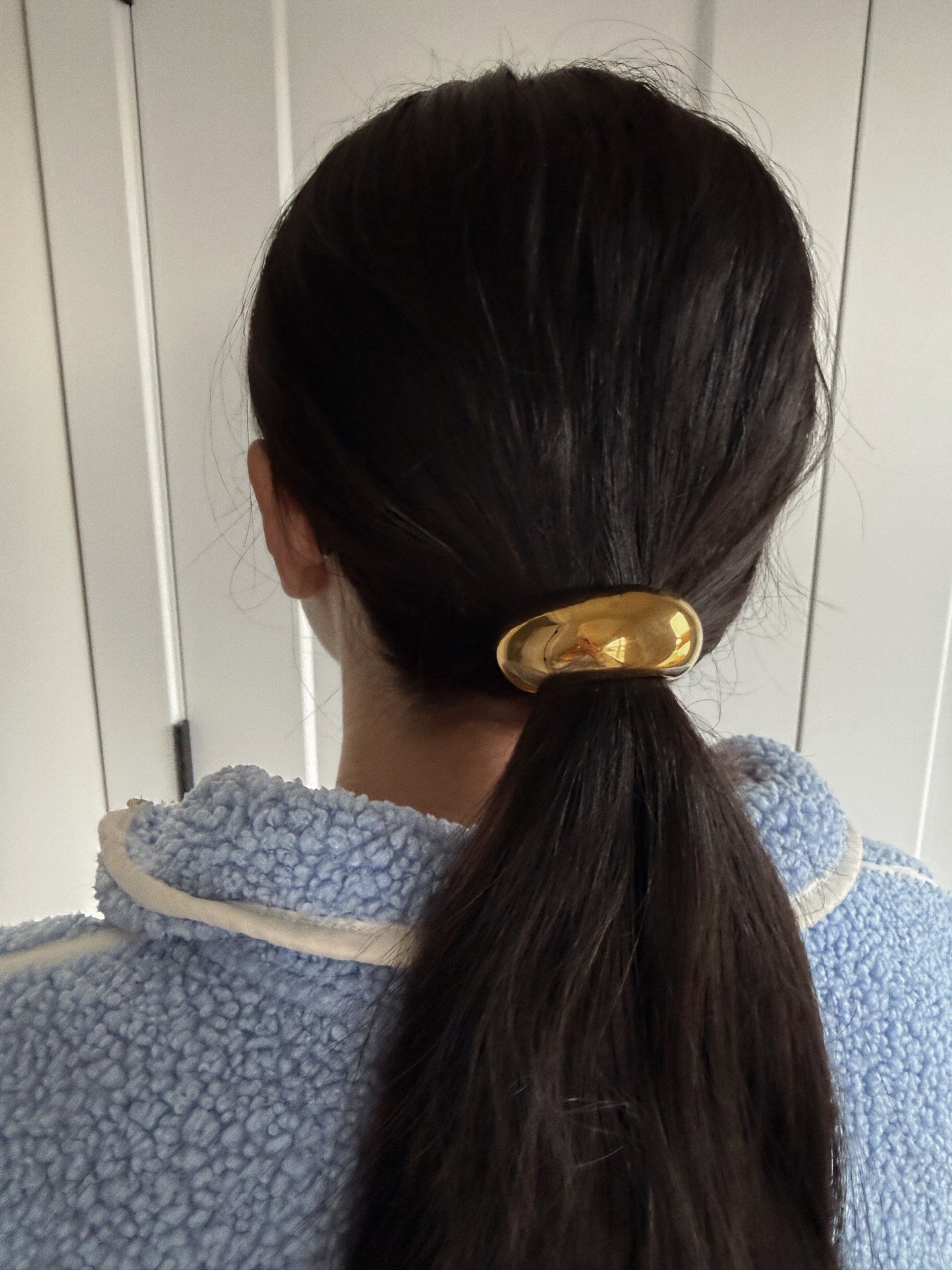 barcelona gold hair tie cuff