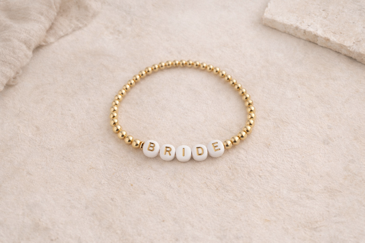 bride bracelet 14k gold filled