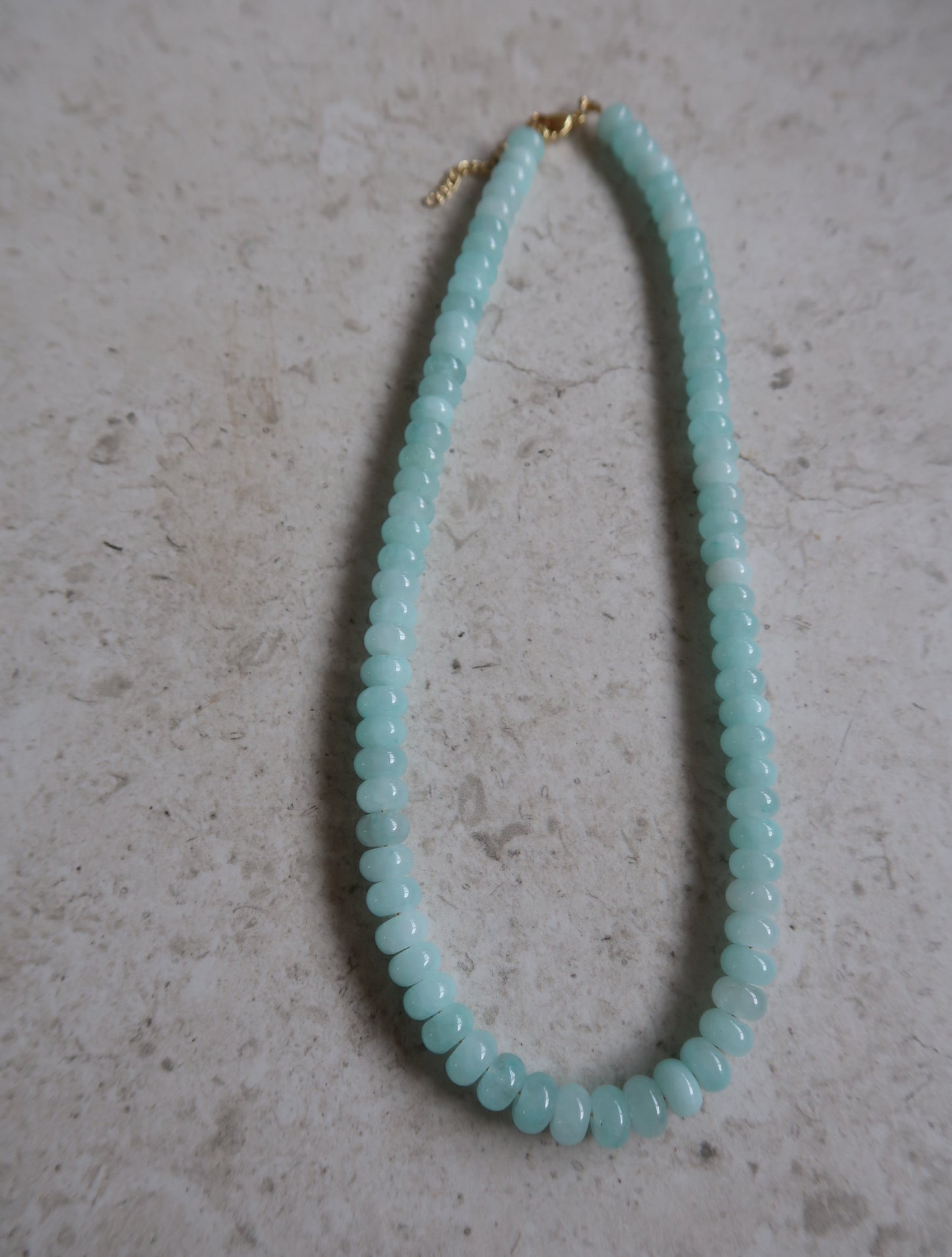 blue freeze chunky necklace