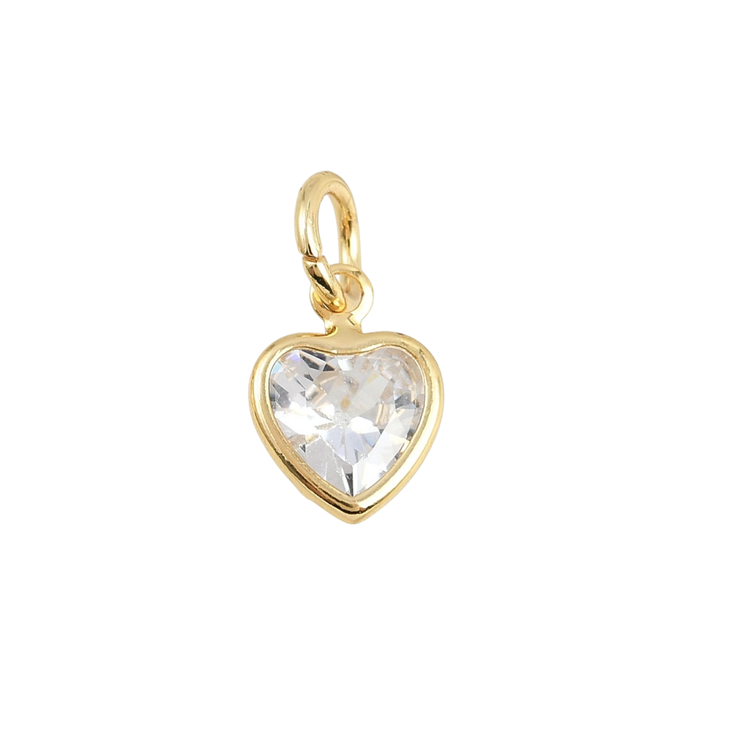 heart charm gemstone