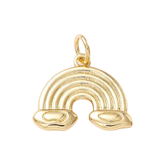 gold rainbow charm