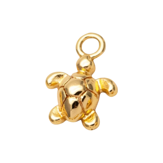 gold turtle charm