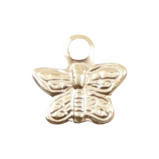 gold butterfly charm (2)