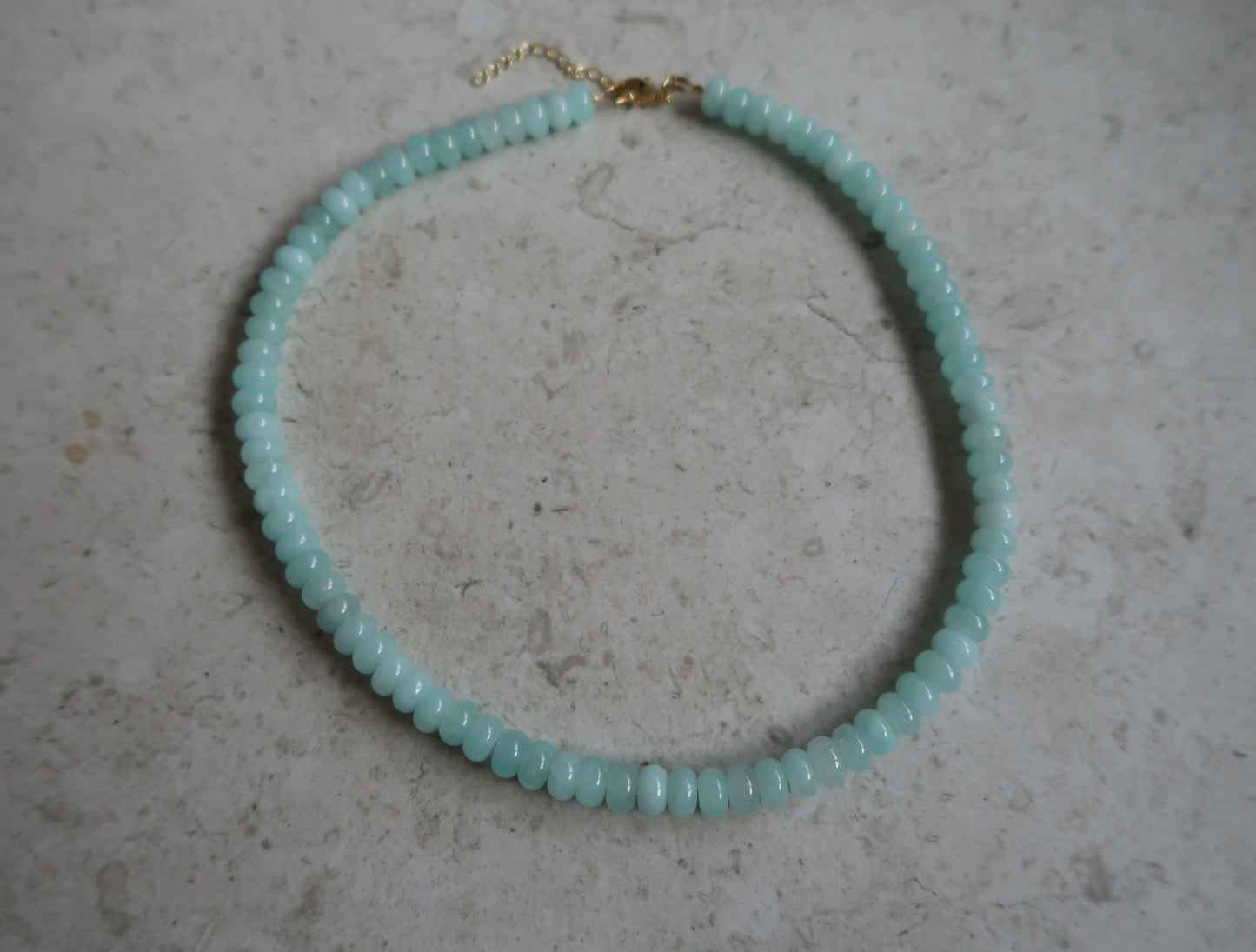 blue freeze chunky necklace