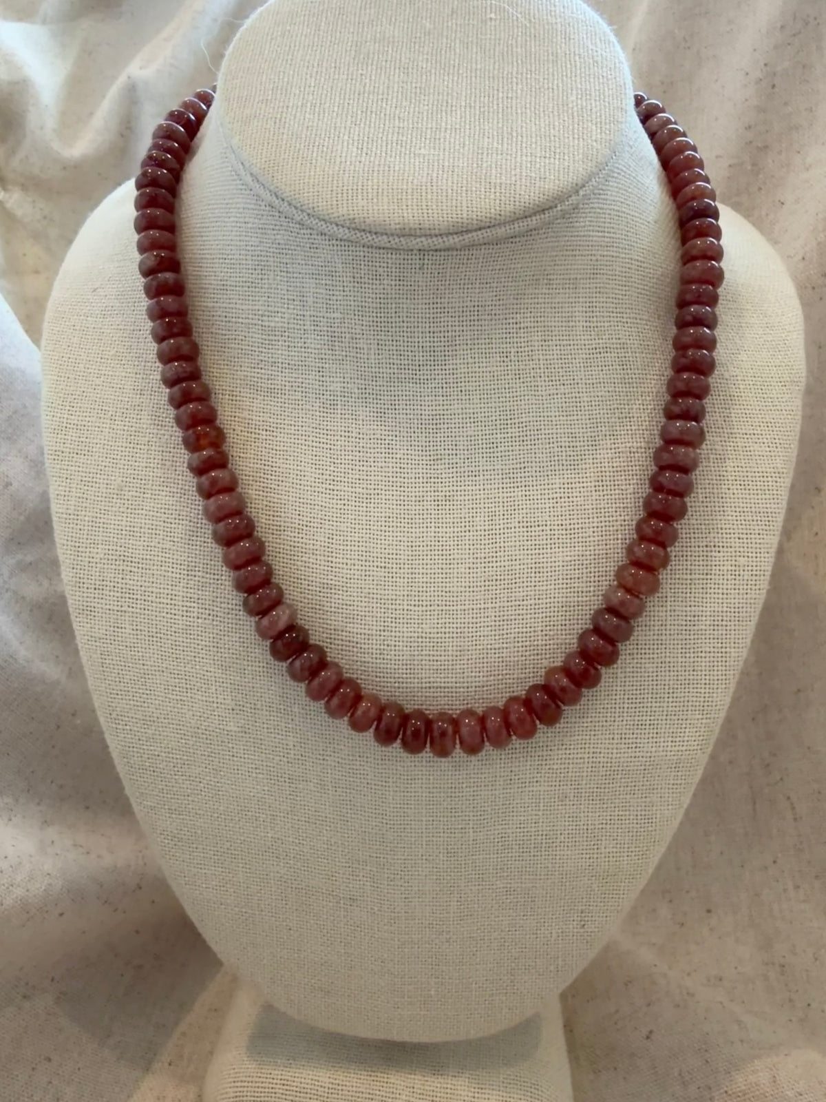 Rootbeer Chunky Beaded Necklace
