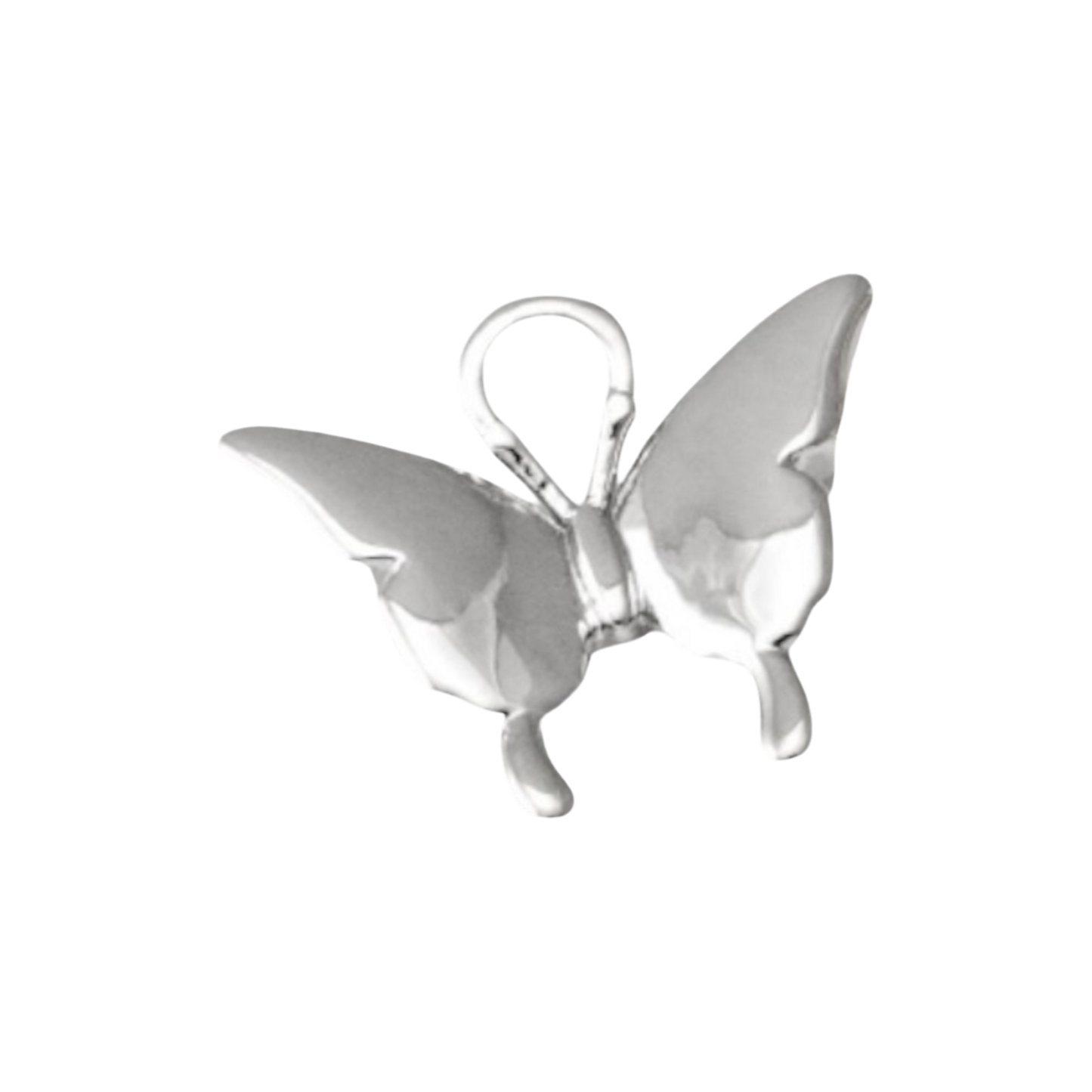 silver butterfly charm