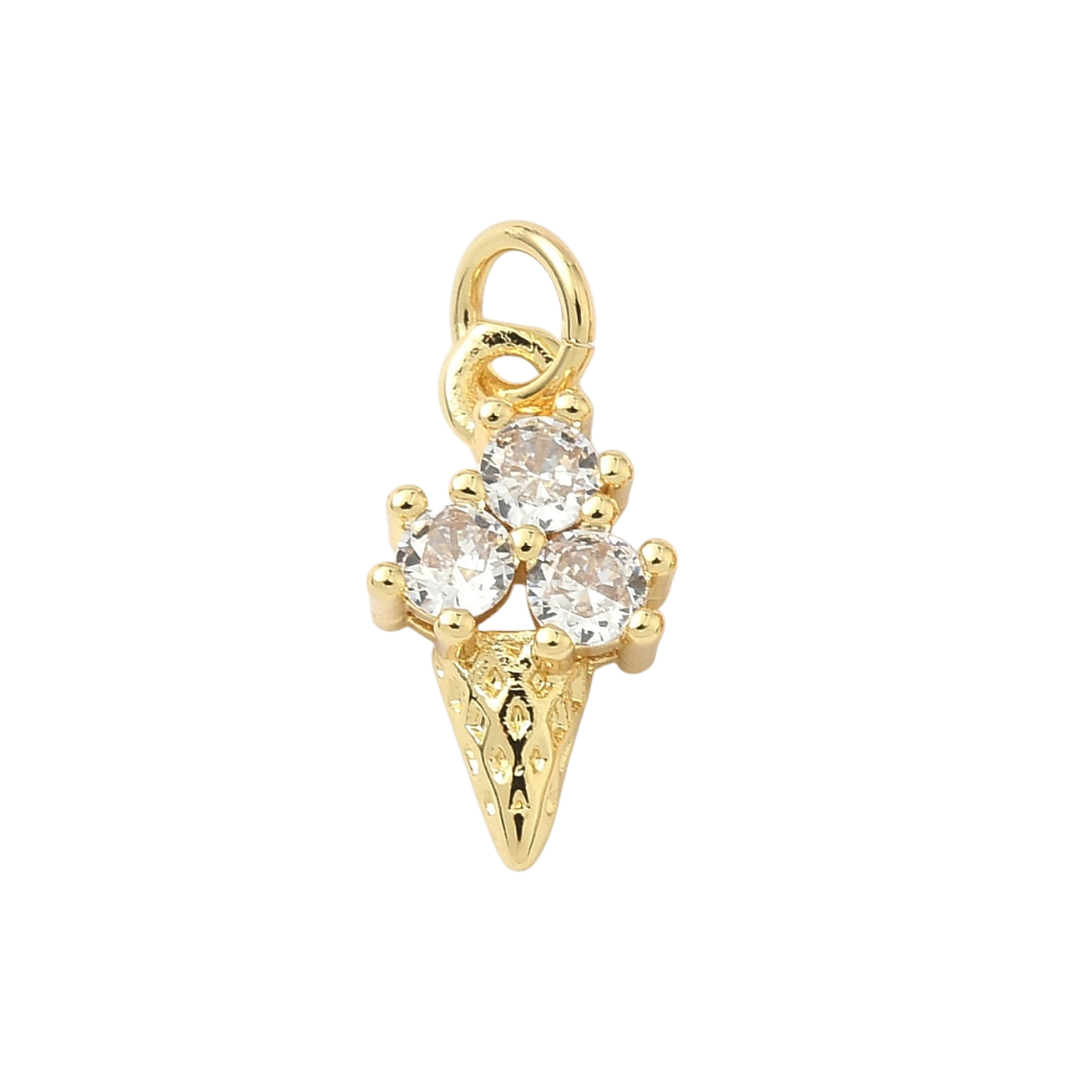 ice cream cone charm