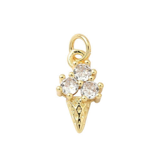 ice cream cone charm