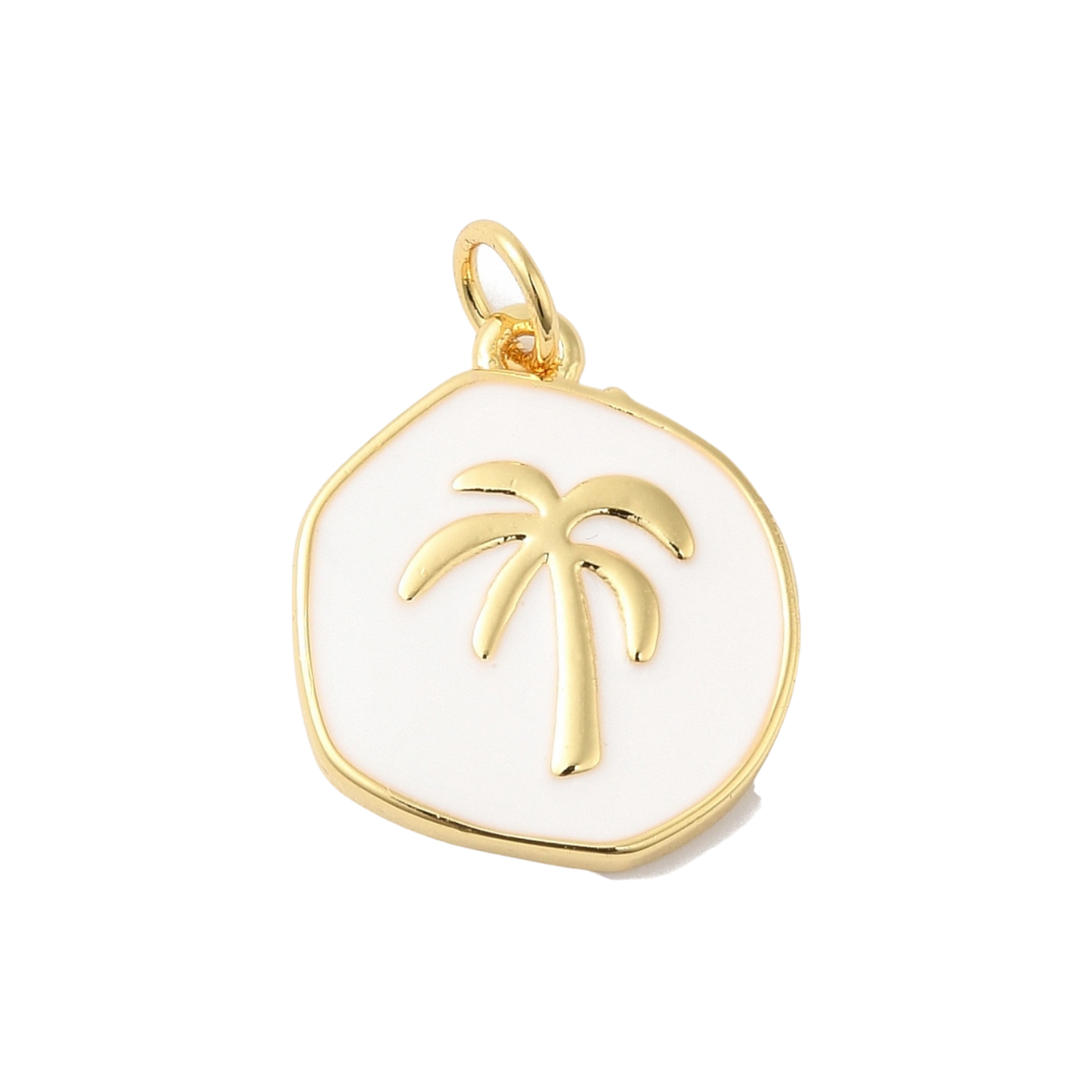 palm tree pendant charm