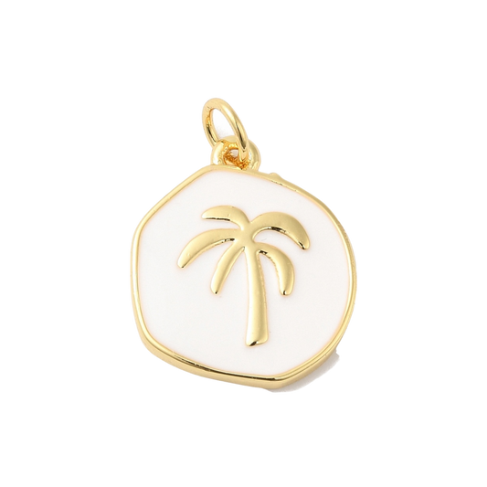 palm tree pendant charm