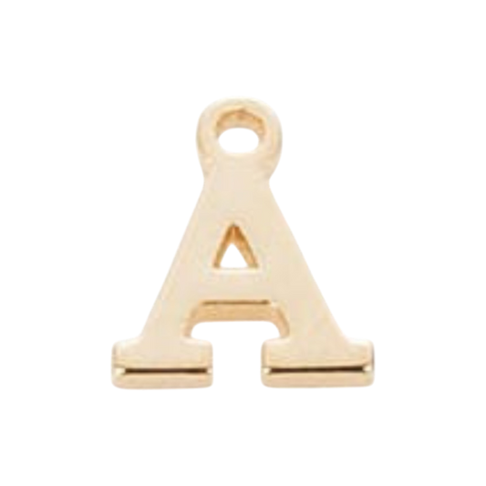 gold letter initial charm (1)