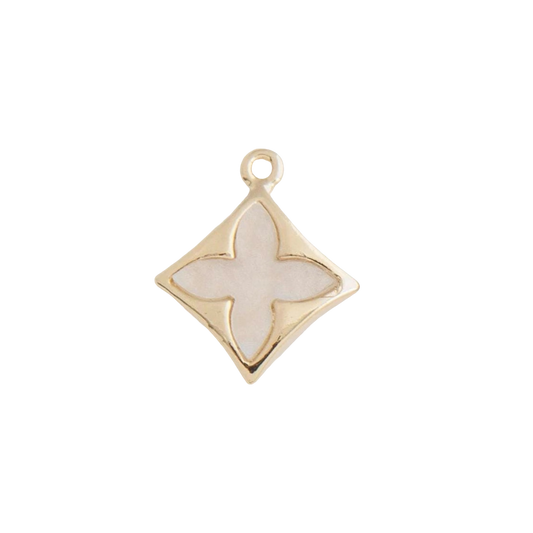 clover diamond charm