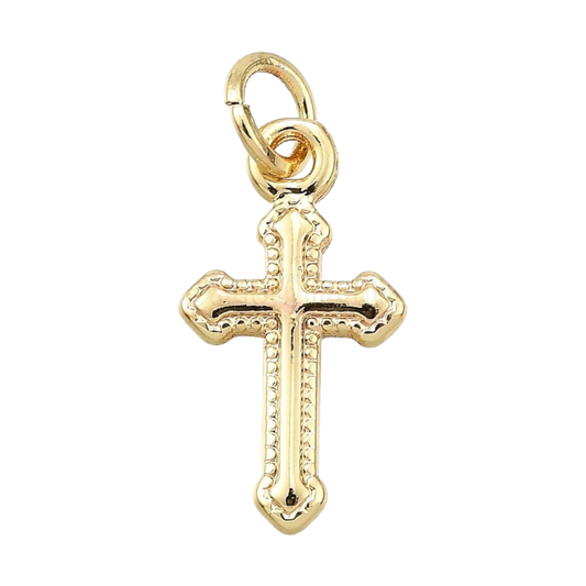 cross charm detailed