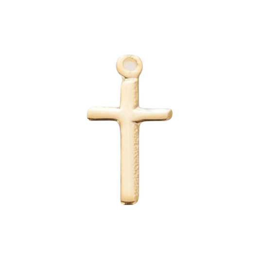 gold cross charm
