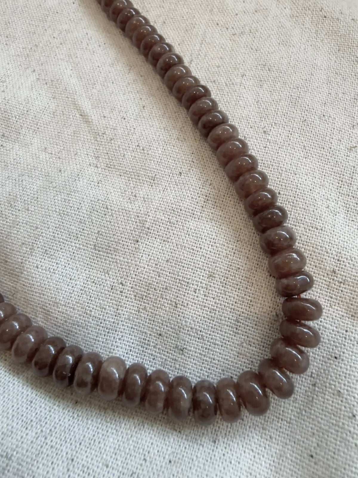 Hot Chocolate Chunky Beaded Necklace