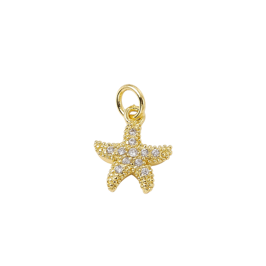 starfish charm (rhinestone)