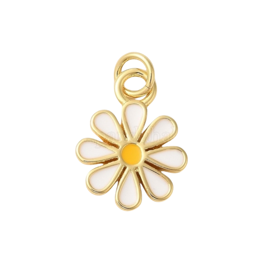 white daisy charm