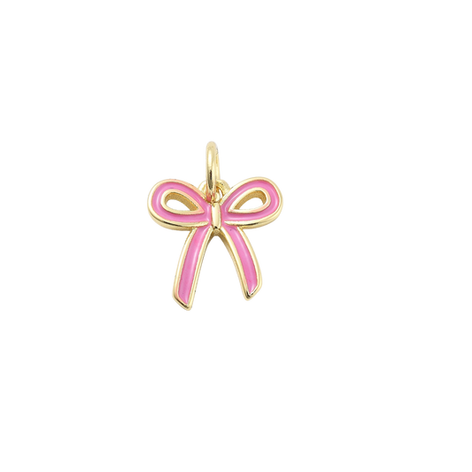 bow charm (pink) 2