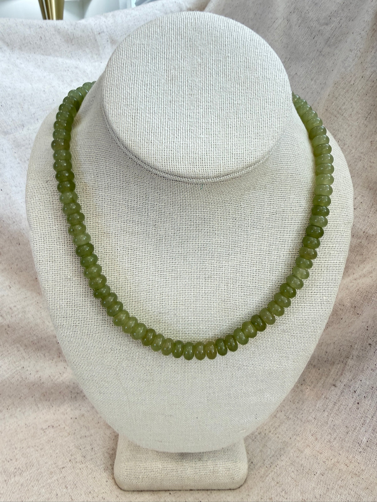 Palm Green Chunky Beaded Necklace