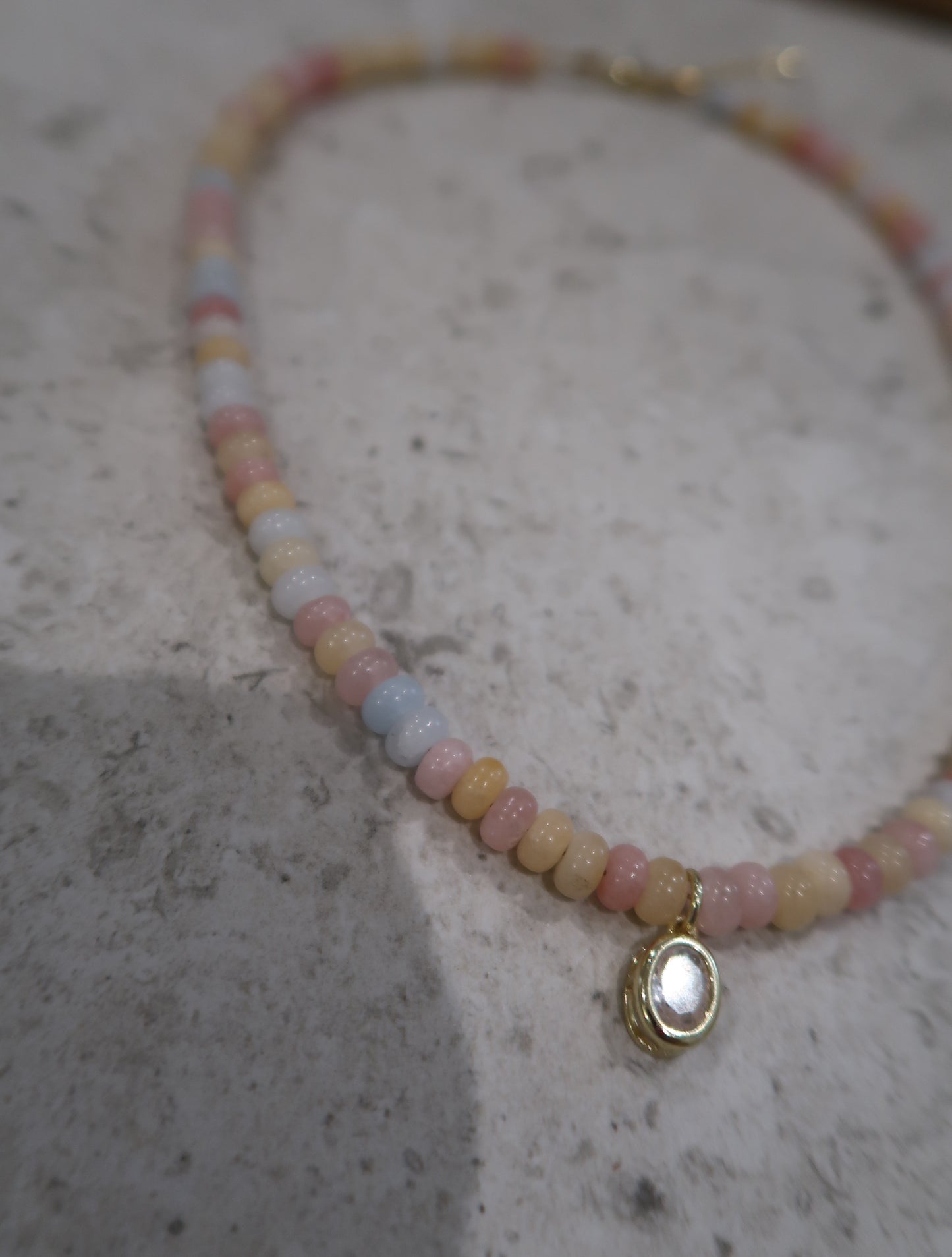 cotton candy necklace *chunky*