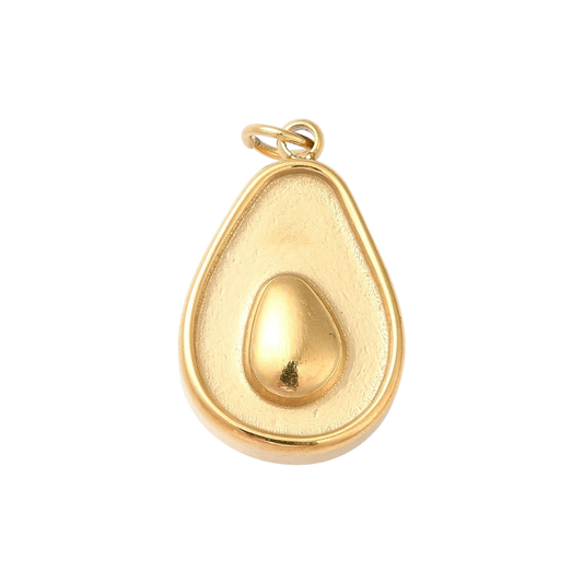 avocado charm (gold)