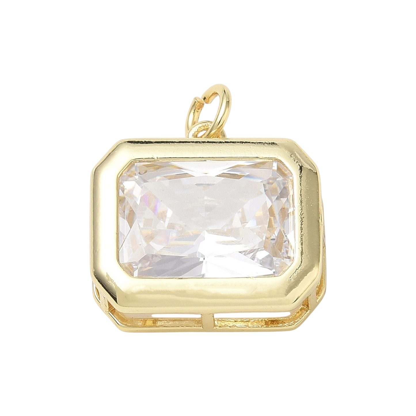rectangle bezel cz charm (2)