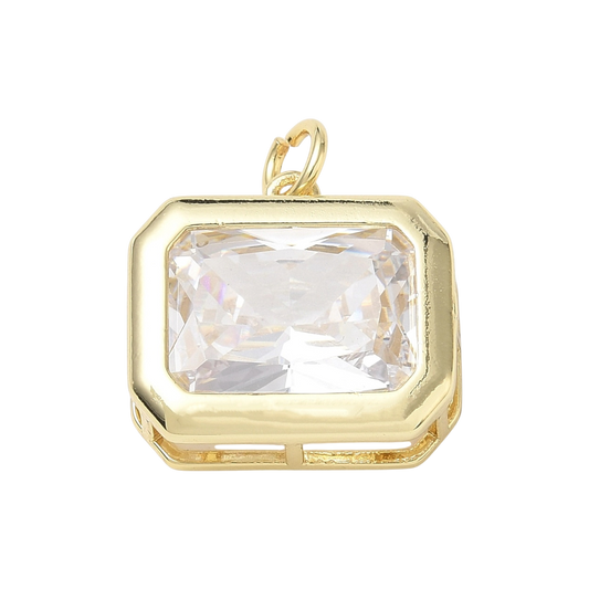 rectangle bezel cz charm (2)