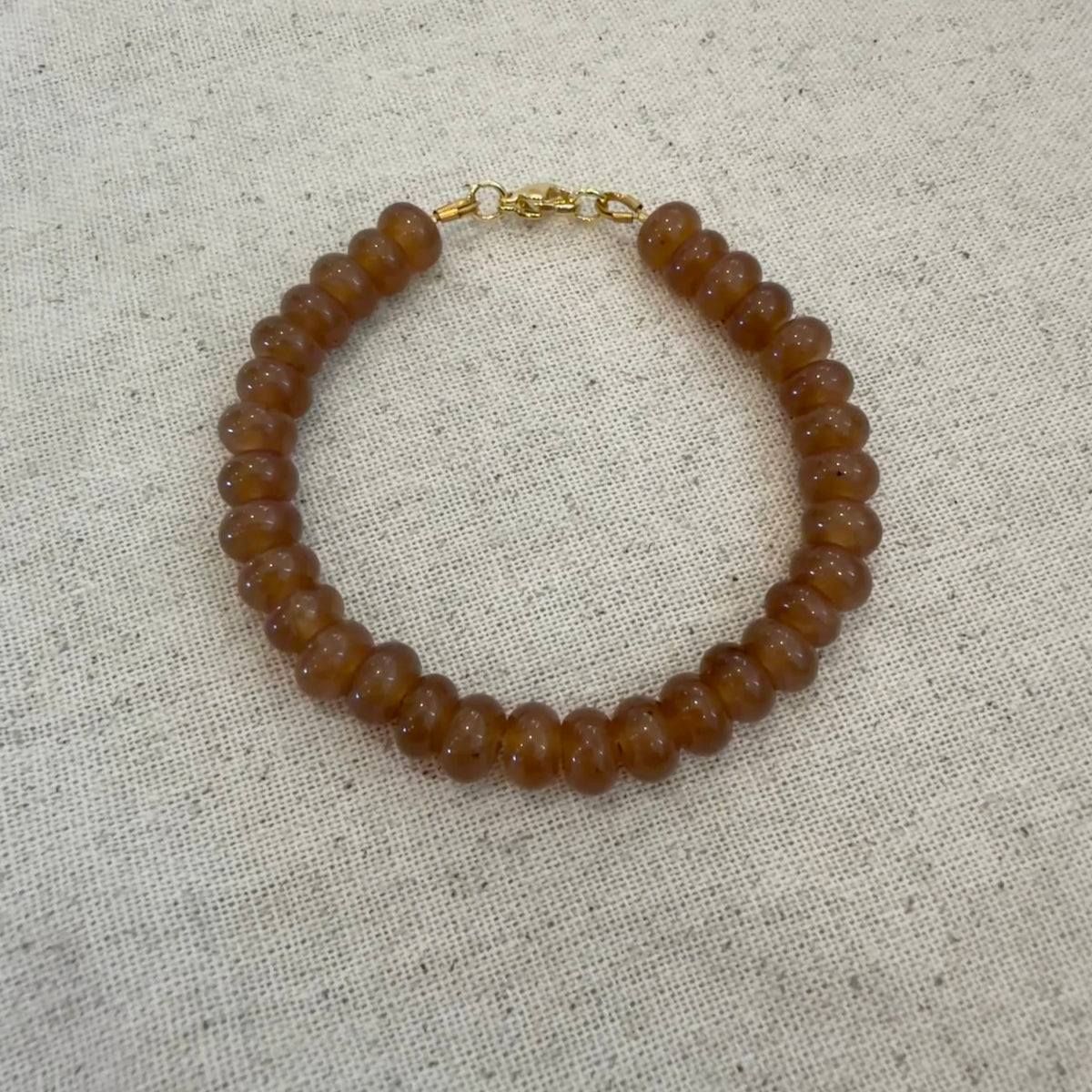 Spiced Tea Chunky Beaded Bracelet