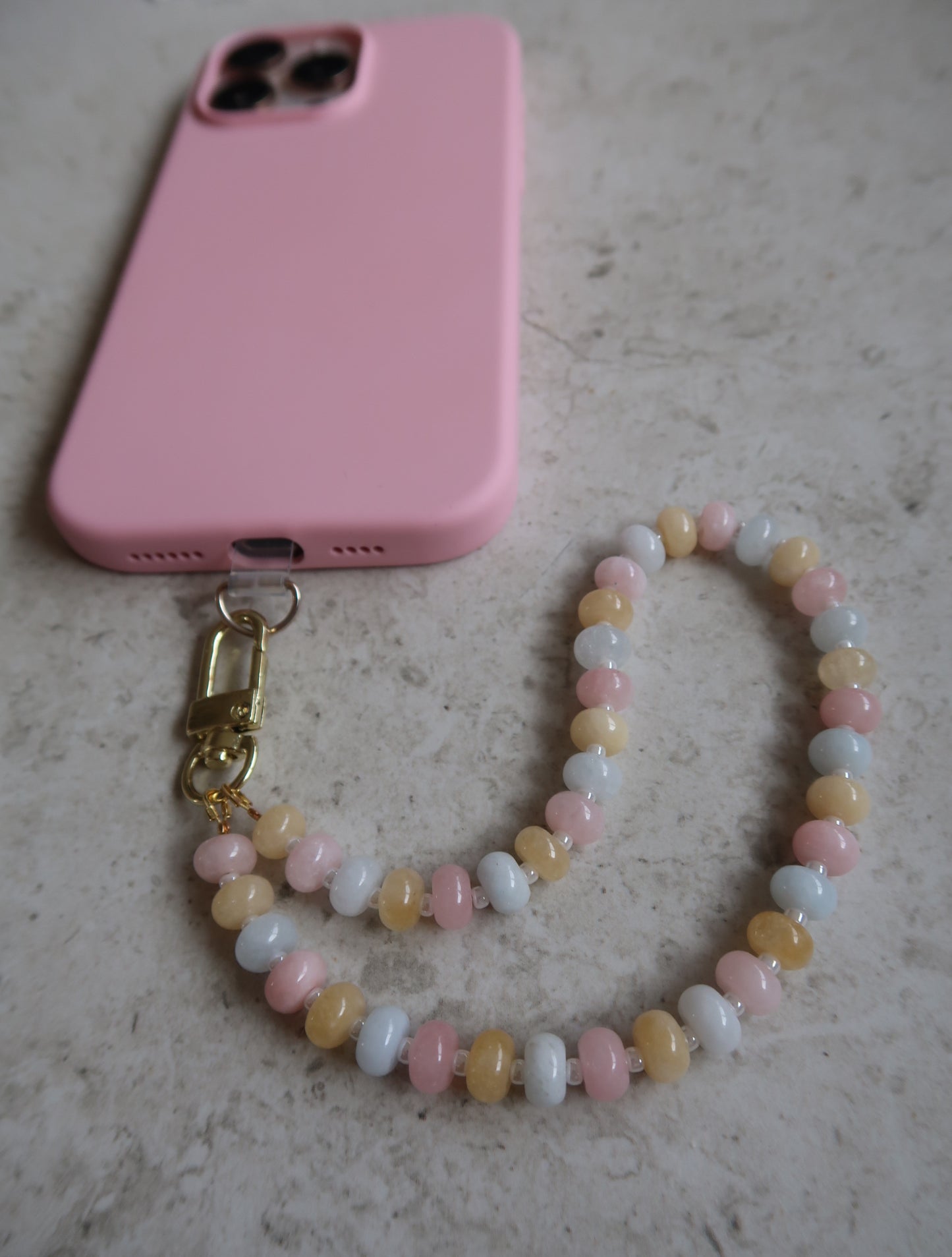 cotton candy phone chain