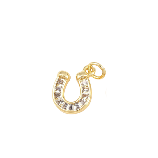 horseshoe charm diamond