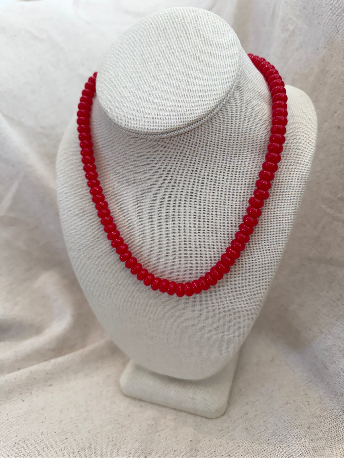Cinnamon Chunky Beaded Necklace