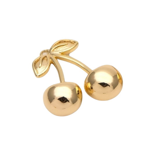 gold cherry charm