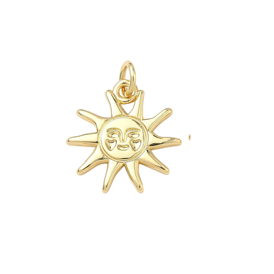 gold sunshine charm