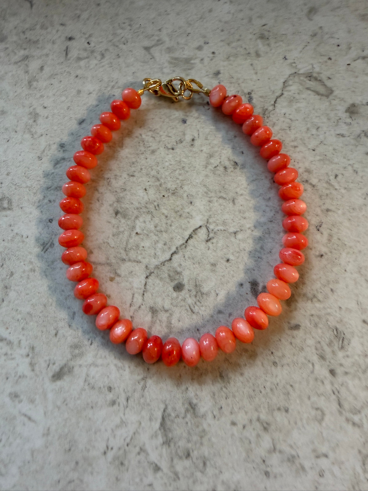 Fireside Skinny Beaded Bracelet