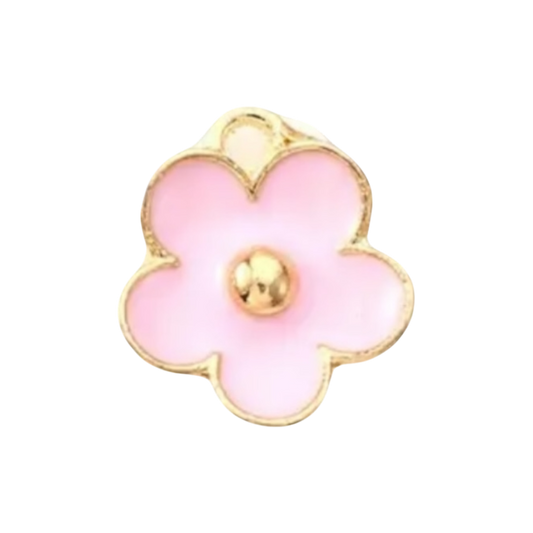 pink flower charm