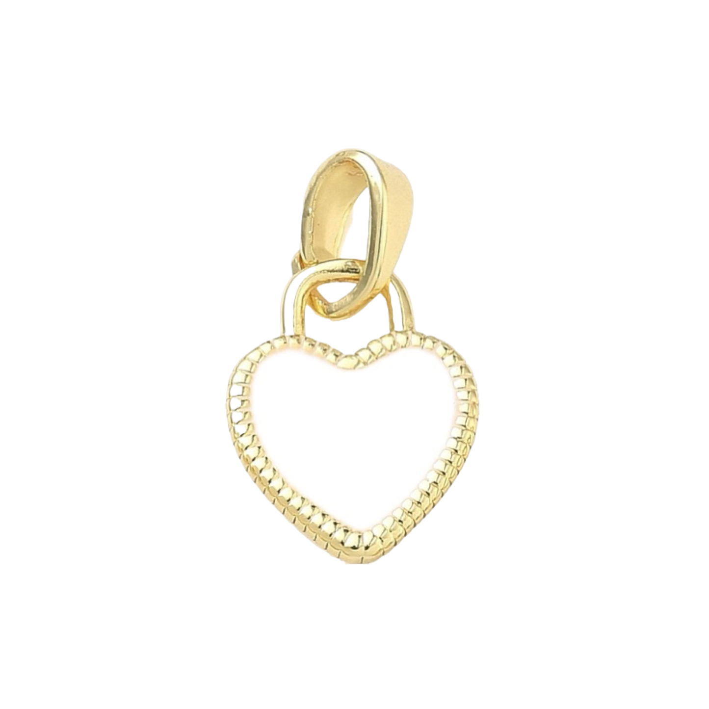 heart charm enamel