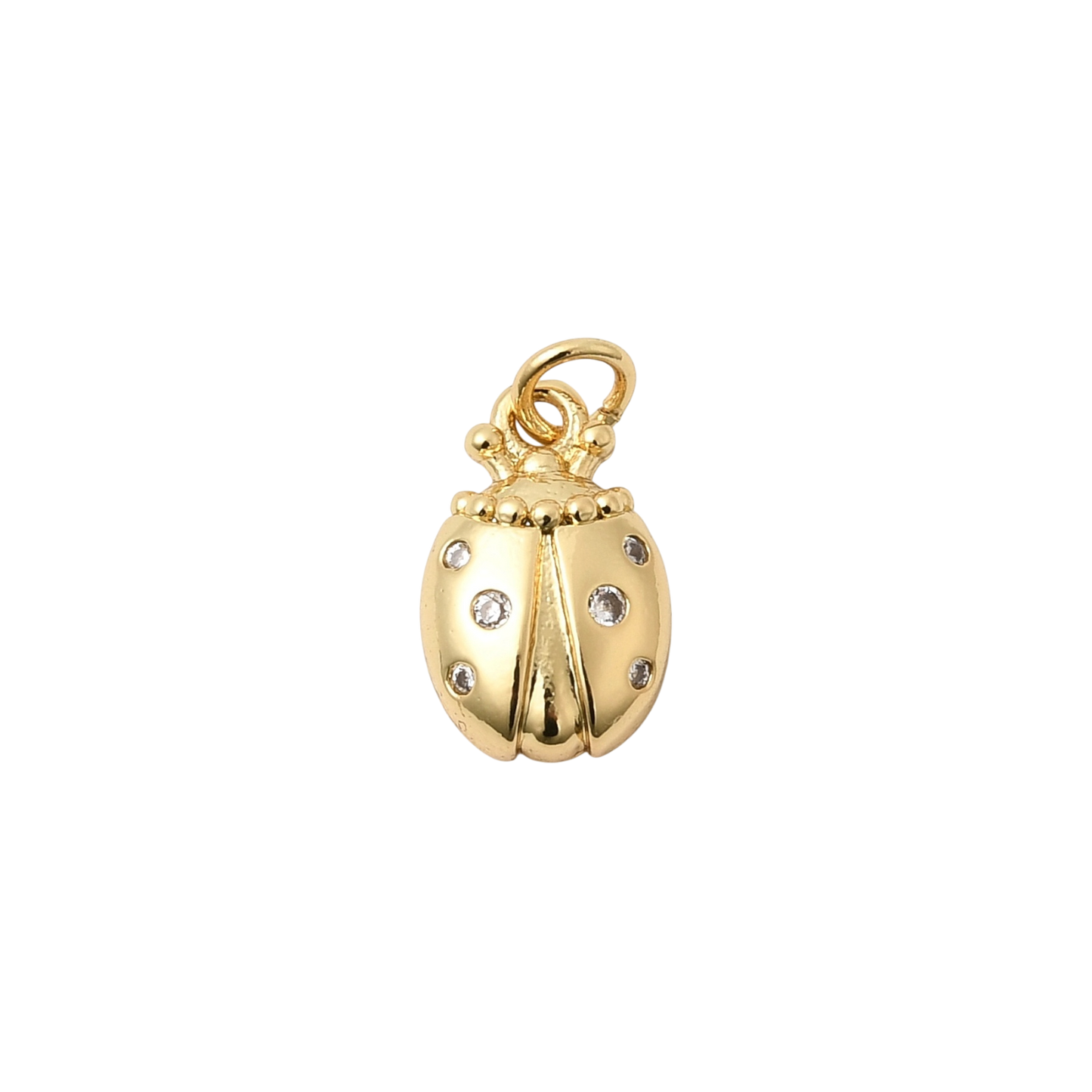 ladybug charm gold