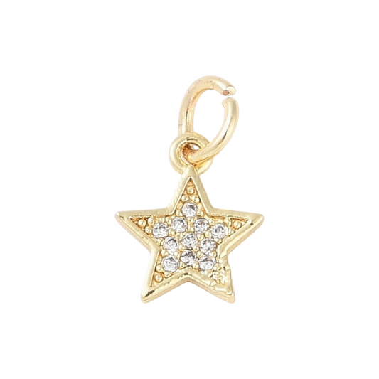 star rhinestone charm