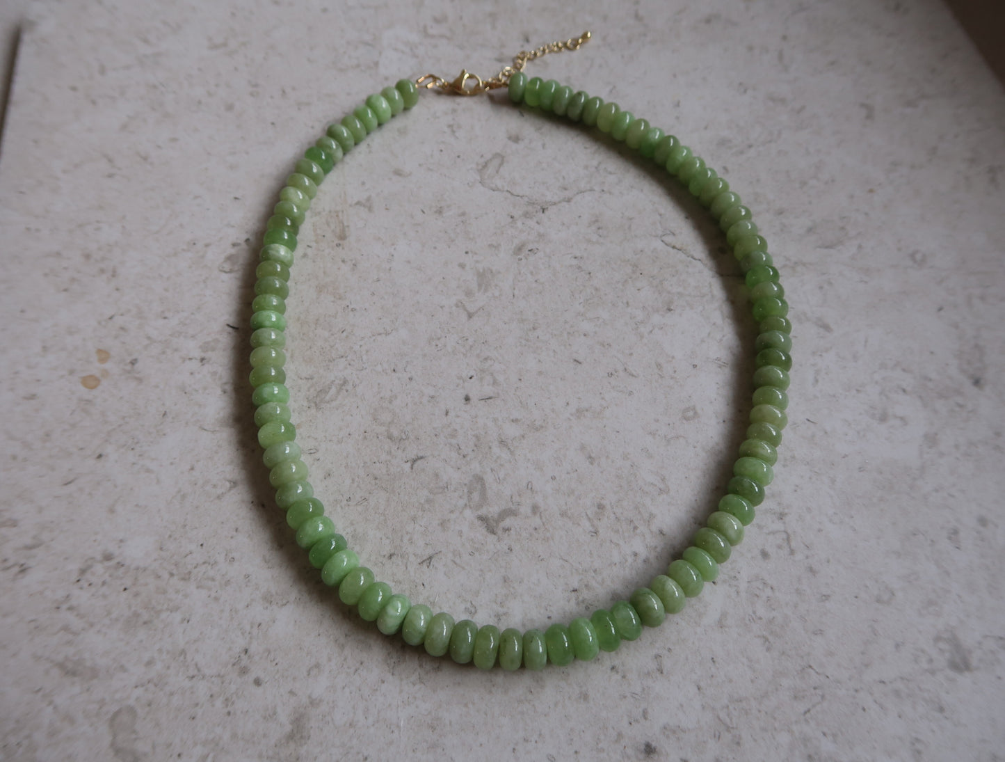 matcha chunky necklace