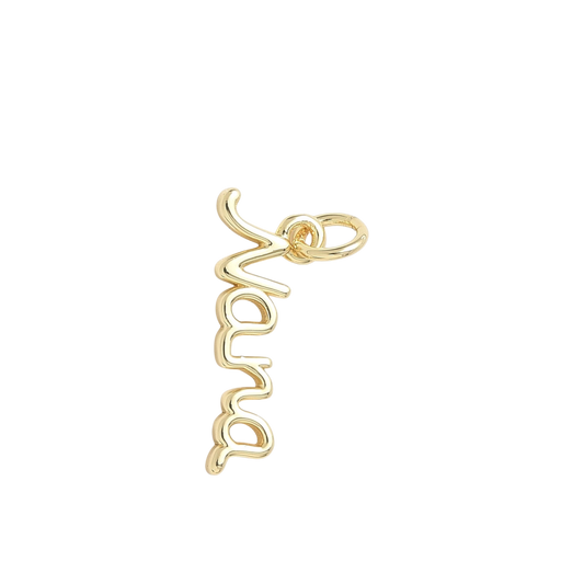 nana charm in gold