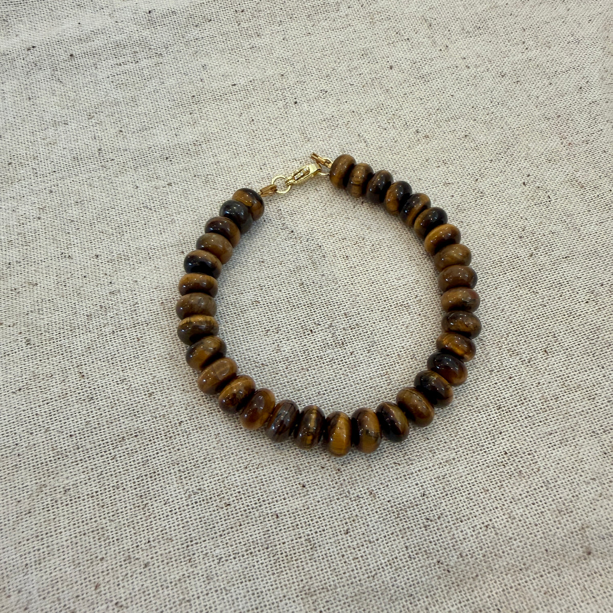 Tigers Eye Chunky Beaded Bracelet