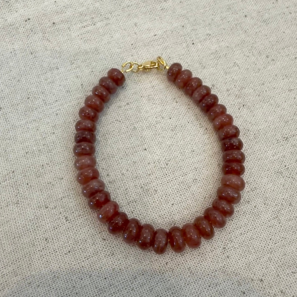 Rootbeer Chunky Beaded Bracelet