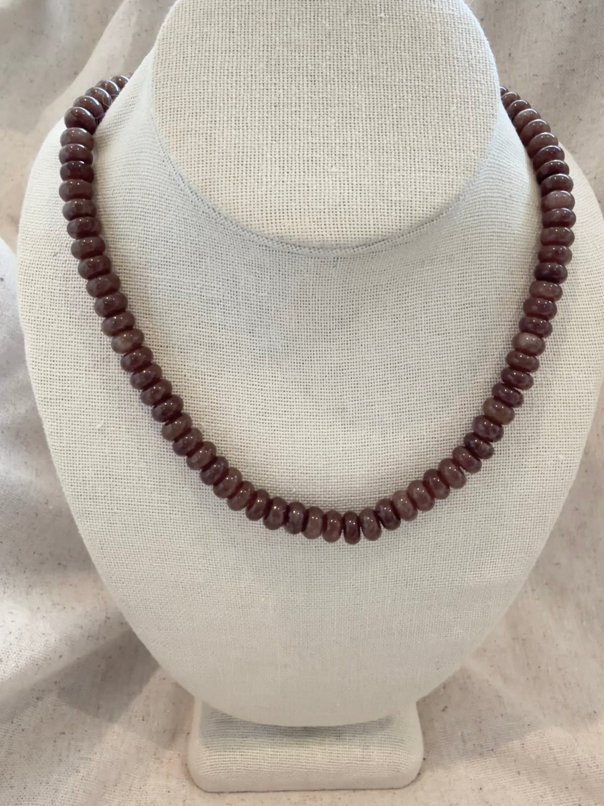 Hot Chocolate Chunky Beaded Necklace