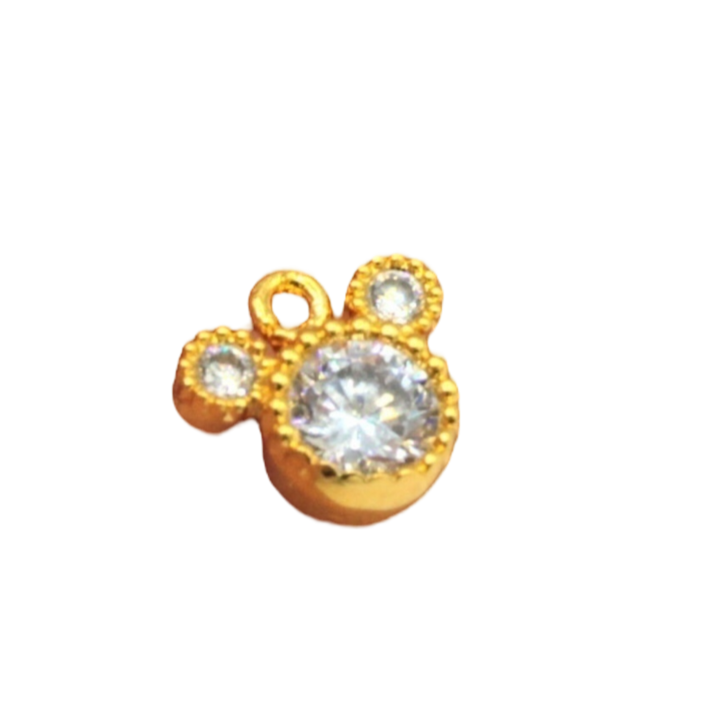 gold mouse charm
