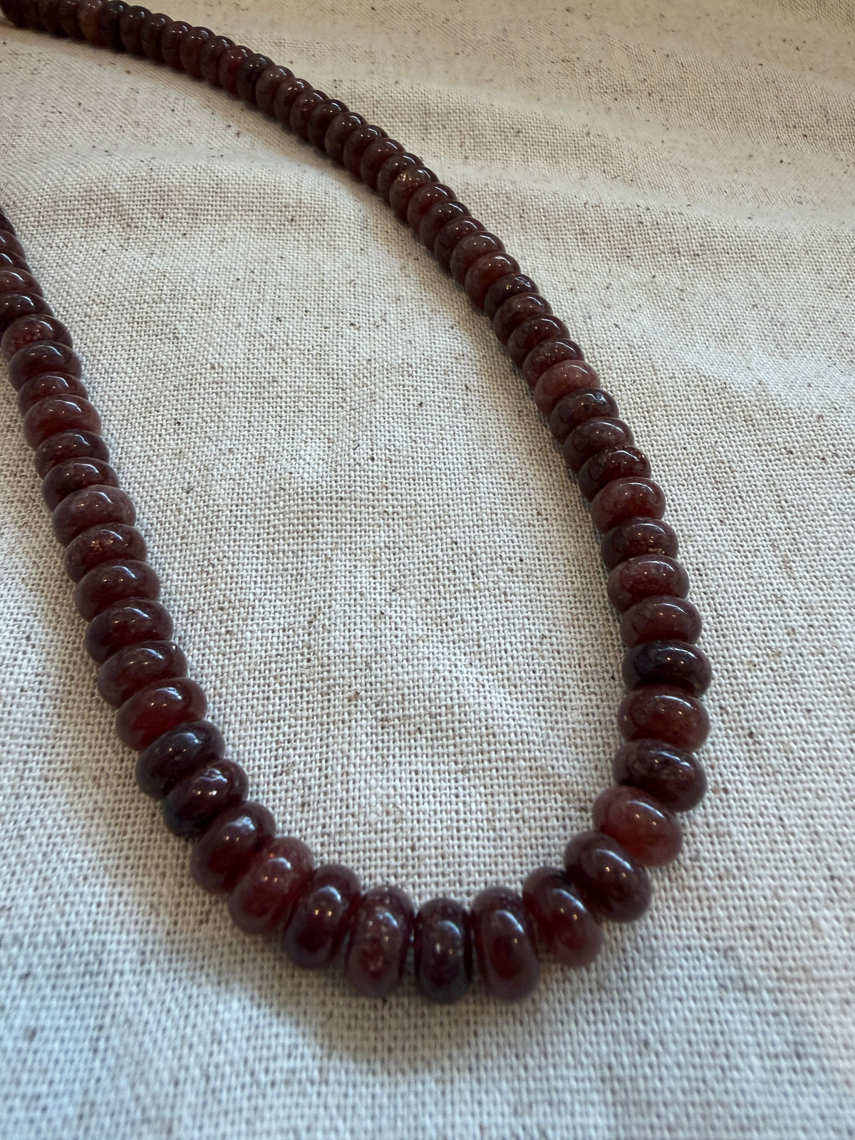 Espresso Chunky Beaded Necklace